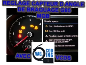 VCDS : Réglage de base du capteur d’angle de braquage G85